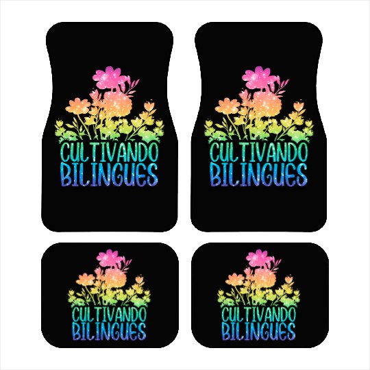 Cultivando Bilingües Spanish Teacher Car Mats