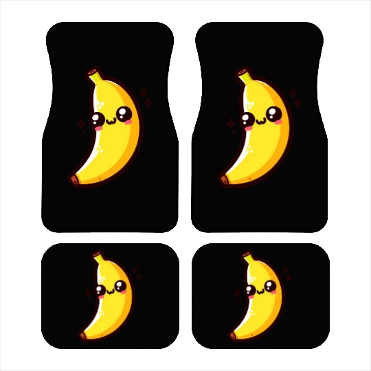 Yelow banana sweet Car Mats