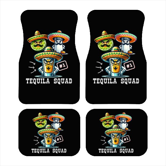 Cinco De Mayo Tequila Squad Drink Number One Car Mats