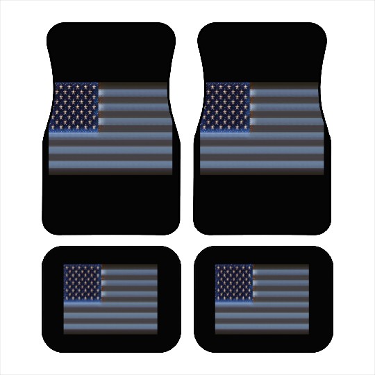 USA Flag with Space Stars & Stripes design Car Mats