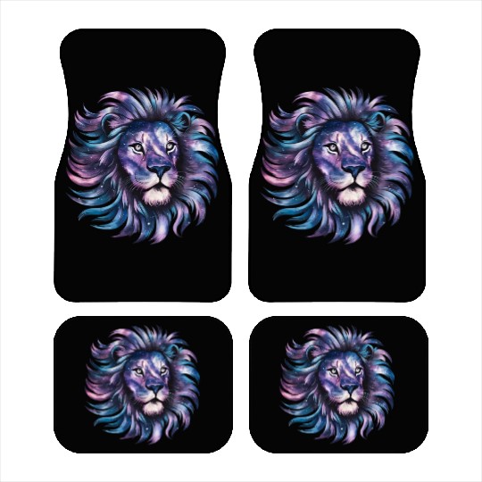 Lion Head Galaxy Style Car Mats