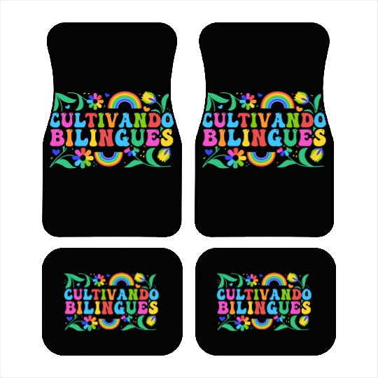 Cultivando Bilingües Spanish Teacher Car Mats