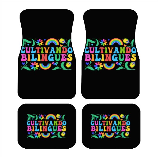 Cultivando Bilingües Spanish Teacher Car Mats