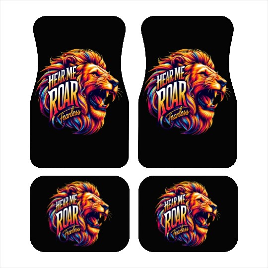 Hear Me Roar: Fearless Car Mats