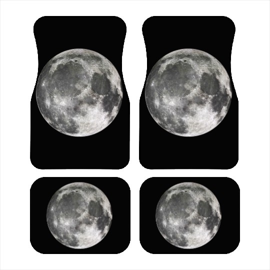 Cool Full Moon - Solar Eclipse, Moon Phases Totali Car Mats