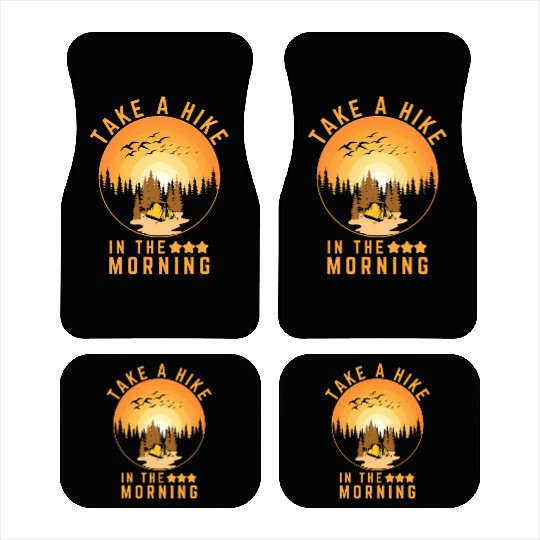 Take A Hike Outdoor Hiking Nature Car Mats