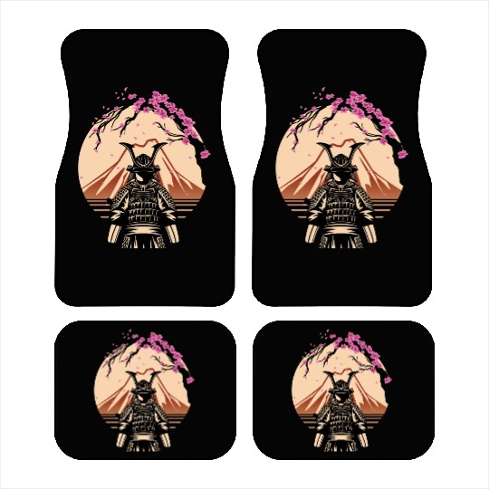 Samurai Fuji Japan Fighter Japanese Car Mats
