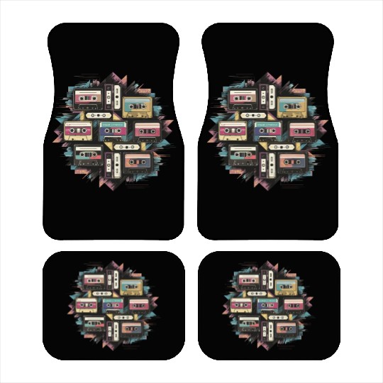 80s Retro Cassette Classic Cassette Tape for a Car Mats