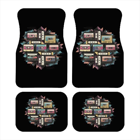 80s Retro Cassette Classic Cassette Tape for a Car Mats