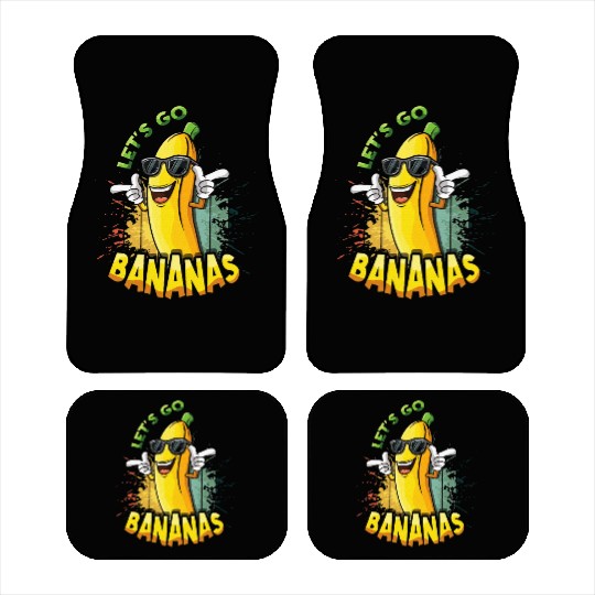 Fun Cool Banana Meme Let Us Go Banana Car Mats