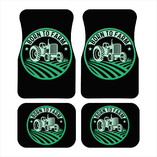 Born To Farm Farming Animal Farmer Car Mats