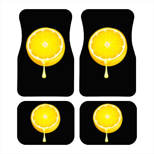 Citrus - Fruits - Orange - Lime - Grapefruit - Lem Car Mats