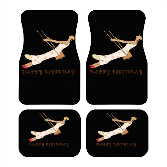 Birthday Bliss- Where Sweetness Meets Joy Car Mats