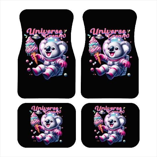 Cosmic Ice Cream Delight Car Mats
