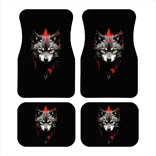 Three Wolf Moon Car Mats