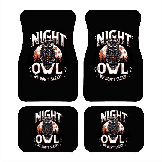 Night Owl - We Don t Sleep Car Mats