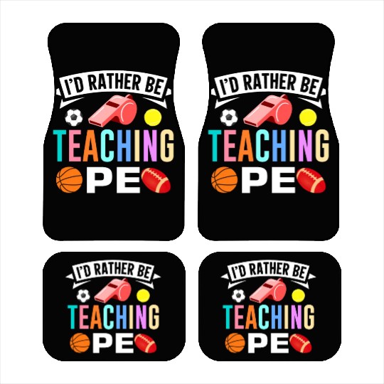 Inspiring Physical Education Teacher Design for PE Car Mats