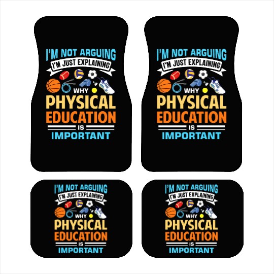Inspiring Physical Education Teacher Design for PE Car Mats