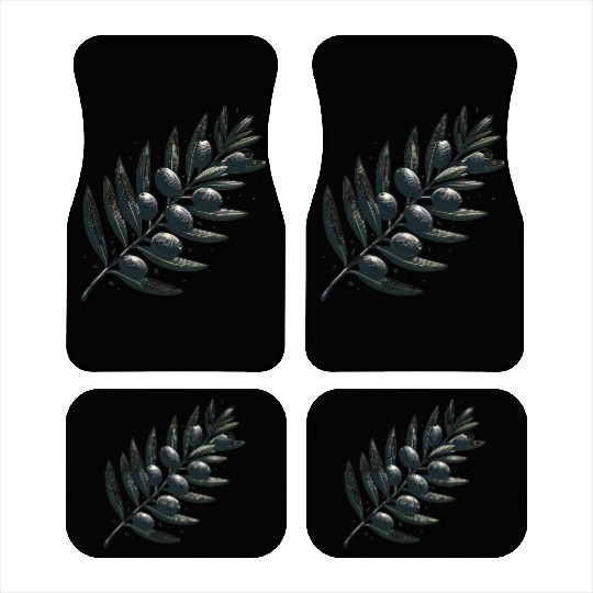 An olive Branch Car Mats