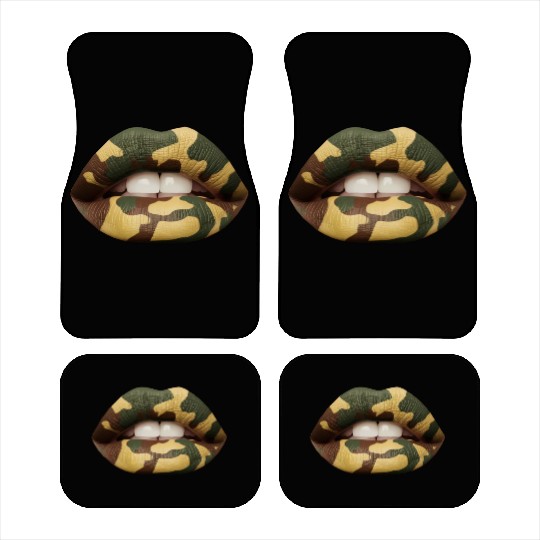 Camo Lips Car Mats