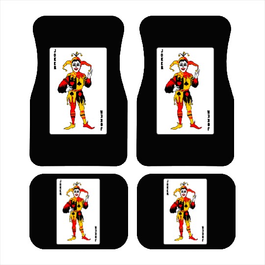 Playing card Joker Car Mats