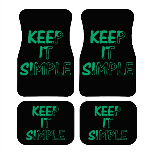 keep it simple Car Mats