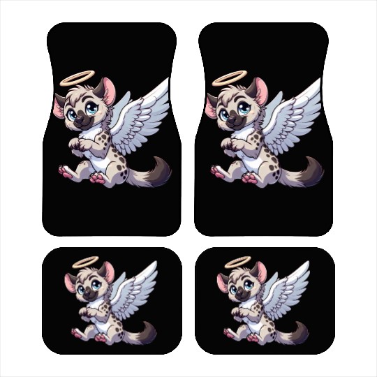 Hyena angel wings halo Car Mats