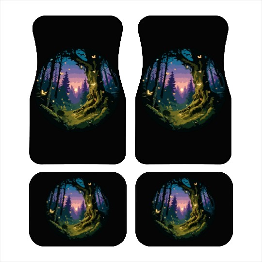 Enchanted Forest: Mystical Twilight Car Mats