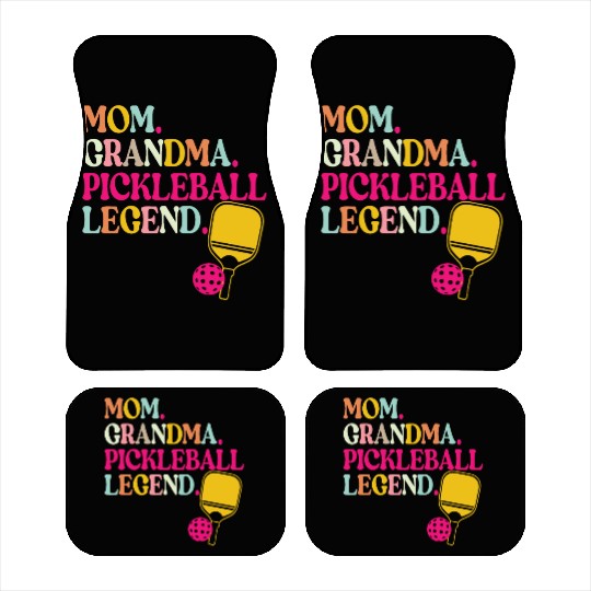 Mom Grandma Pickleball Legend Car Mats