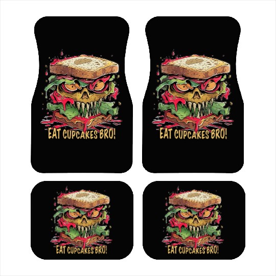 Eat Cupcakes Bro Streetfood - Sandwich Monster Car Mats