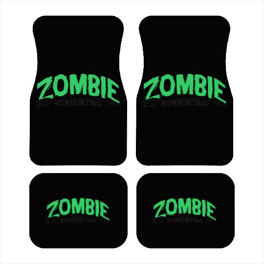 Zombie Bowhunting Archery Car Mats