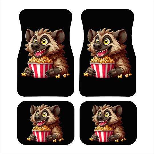 Hyena Predator Popcorn Cinema Night Car Mats