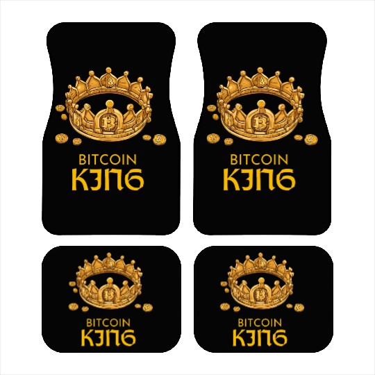 bitcoin king Car Mats
