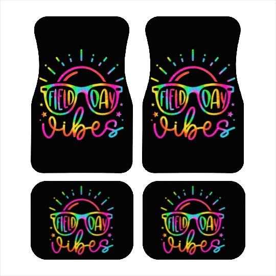 Field Day Vibes Teacher Kids Field Day 2024 Car Mats