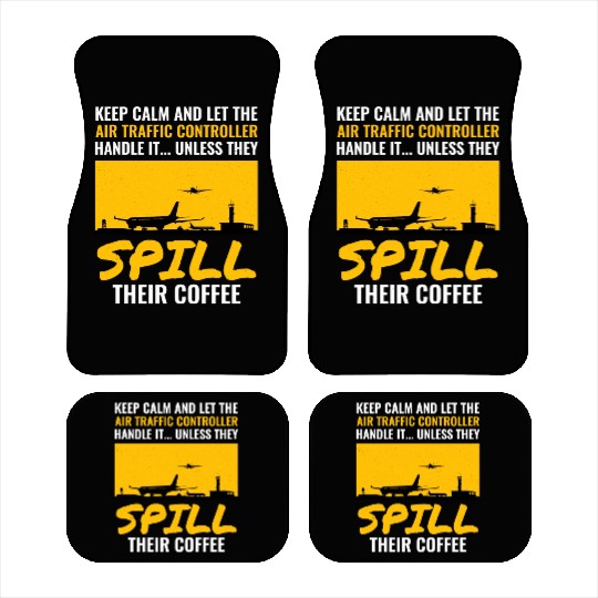 Air Traffic Controller ATC Aviation Humor Airplane Car Mats