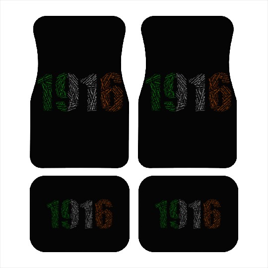 Easter 1916 Wordcloud Car Mats