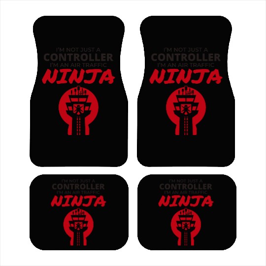 Air Traffic Controller ATC Aviation Ninja Airplane Car Mats