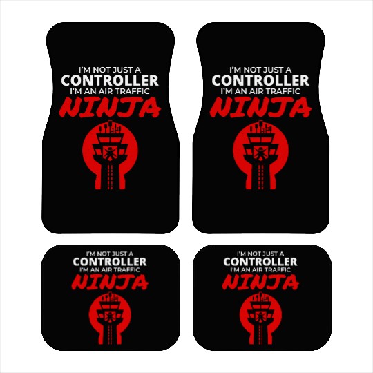 Air Traffic Controller ATC Aviation Ninja Airplane Car Mats