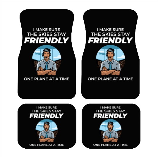 Air Traffic Controller ATC Aviation Humor Airplane Car Mats