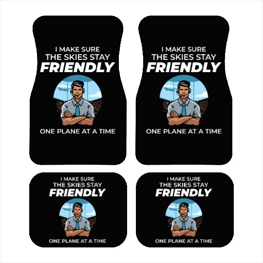 Air Traffic Controller ATC Aviation Humor Airplane Car Mats
