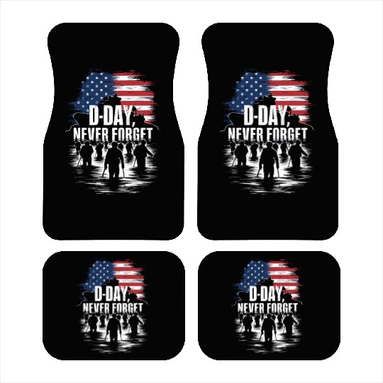 D-Day 80th Anniversary - Never Forget June 6th 194 Car Mats