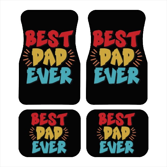 Best Dad Ever Car Mats