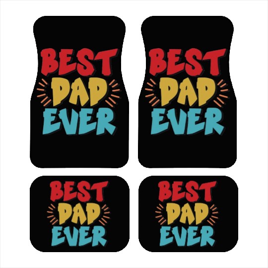 Best Dad Ever Car Mats