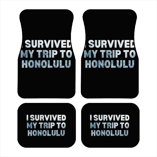 My Trip Traveler Vacation Honolulu Car Mats