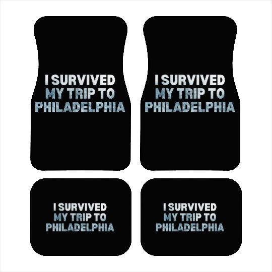 My Trip Traveler Vacation Philadelphia Car Mats
