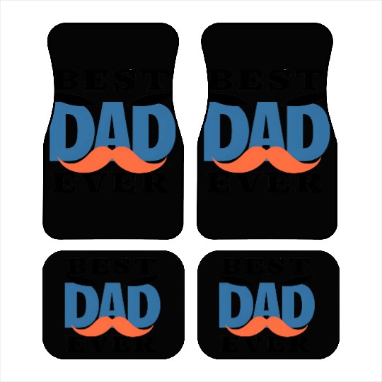 "Best Dad Ever" Car Mats - Perfect dad Gif
