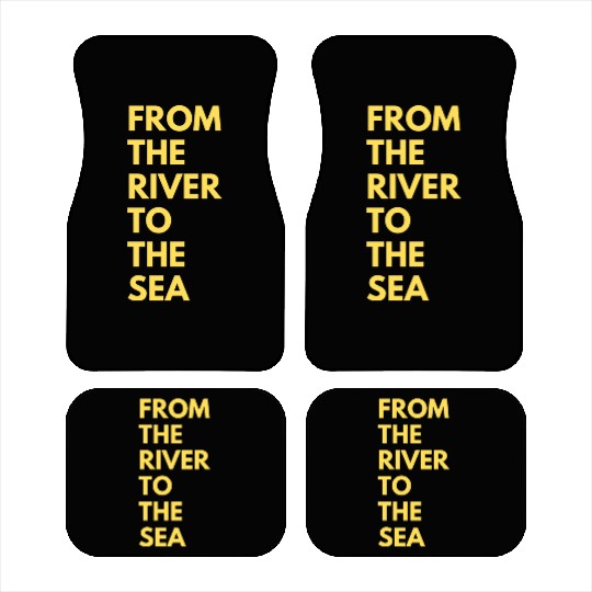 from the river to the sea Car Mats