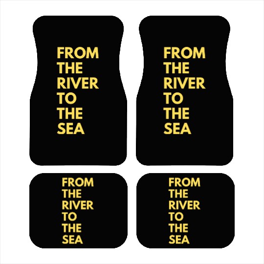 from the river to the sea Car Mats