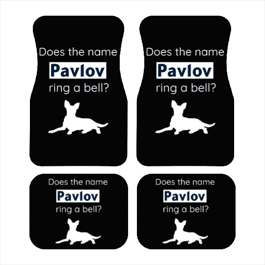 Does The Name Pavlov Ring A Bell? Funny Psychology Car Mats