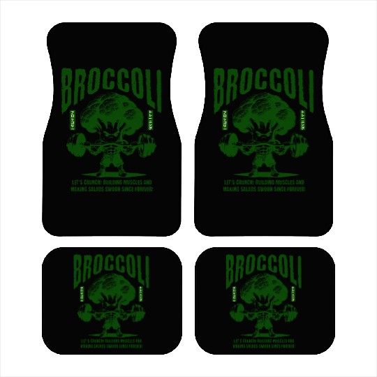 Broccoli Gym Car Mats
